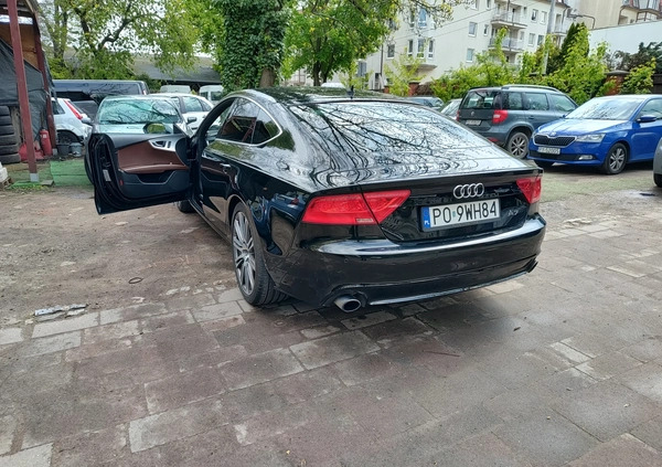 Audi A7 cena 75000 przebieg: 169000, rok produkcji 2011 z Poznań małe 92